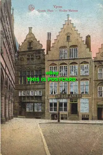 R604476 Ypern. Grande Place. Alte Häuser. Lux. Ser. 5. 5