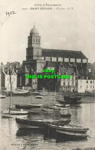 R604482 Saint Servan. Die Kirche. G.T. 1922