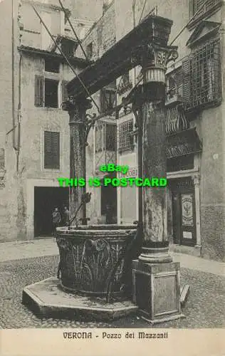 R604493 Verona. Brunnen der Mazzanti. Zampieri Francesco