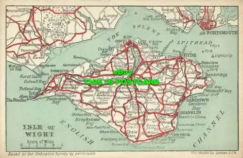 R601546 Isle of Wight. Ordnance Survey. Karte. G. Dean