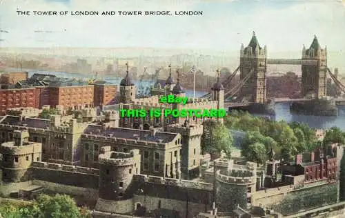 R601554 Tower of London und Tower Bridge. London. H. 9149. Valesque. Valentinstag.