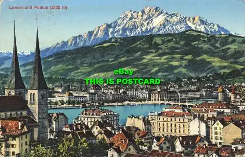 R601564 Luzern und Pilatus. und 271. Photoglob Wehrli A.G. Zürich. 1960