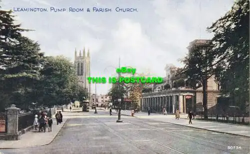 R601584 Leamington. Pumpraum und Pfarrkirche. 50734. Celesque-Serie. Foto