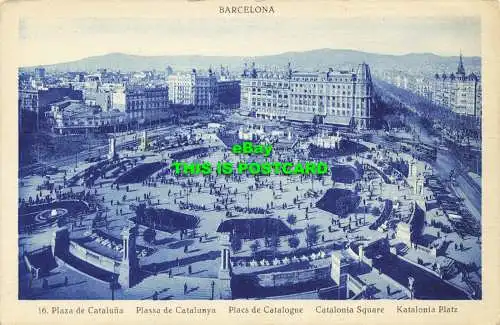 R602001 Barcelona. 16. Catalonia Square. L. Roisin