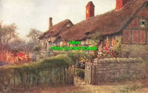 R601680 Anne Hathaways Cottage. Stratford auf Avon. Lachs. W.W. Quatremain