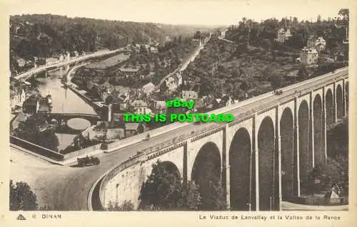 Kappe R601682. II Dinan. Das Viadukt von Lanvallay und das Rance-Tal. Arts Pho