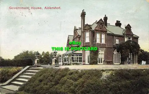 R601755 Regierungshaus. Aldershot. A 05353. Inges Serie. 1912