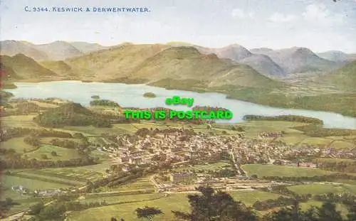 R602097 C. 9344. Keswick und Derwentwater. Photochrom