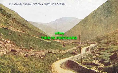 R602100 F. 46683. Kirkstone Pass und Brothers Water. Photochrom