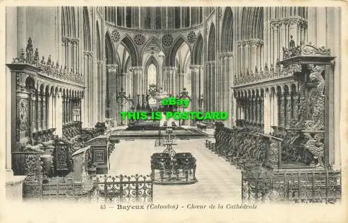 R601792 45. Bayeux. Calvados. Chor der Kathedrale