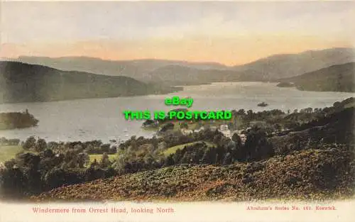 R602131 Windermere von Orrest Head. Blick nach Norden. Abrahams Seriennr. 461. Kes