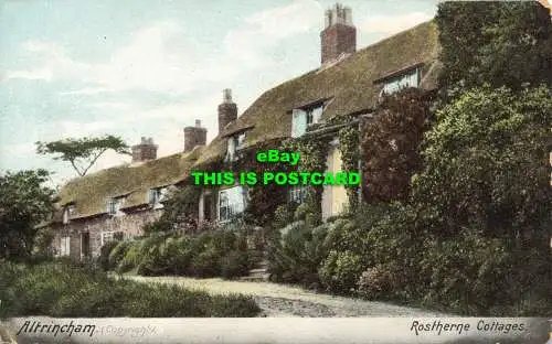 R601805 Altrincham. Rosterne Cottages. S. Butler. Bowdon Serie