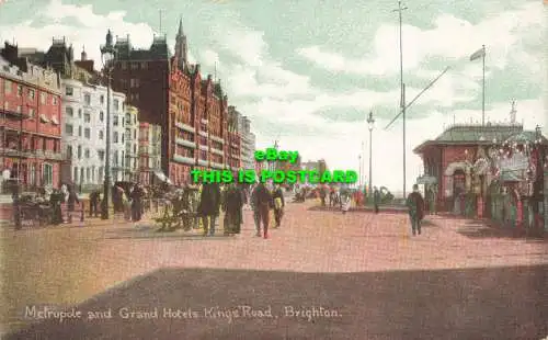 R601814 Metropole und Grand Hotels. Kings Road. Brighton. Bildzentrum. D 30