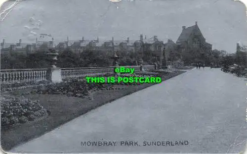 R602144 Mowbray Park. Sunderland. Aluminiumoxid. 1905