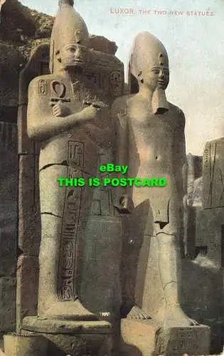R604902 Luxor. Die beiden neuen Statuen. Lichtenstern und Harari. Nein. 189. 1908