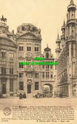 R604949 Brüssel. Der Grand Place. Südostseite. E. Desaix