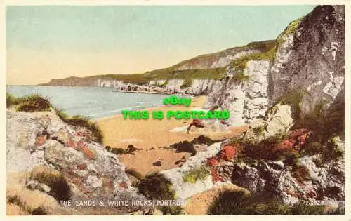 R602703 Sand und weiße Felsen. Portrush. 216824. Carbofarbe. Valentinstag