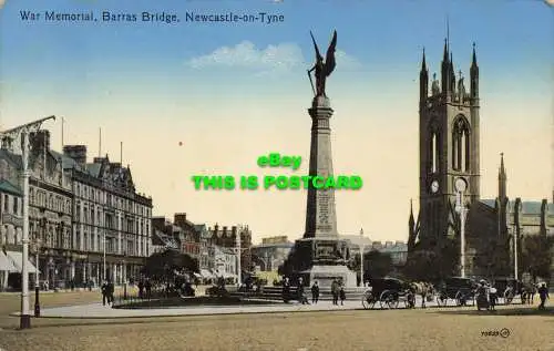 R602704 Kriegsdenkmal. Brückenstangen. Newcastle auf Tyne. 70899. Valentinstagsserie