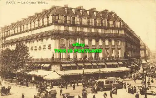 R602708 Paris. Das Grand Hotel
