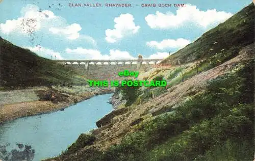 R602780 Elan Valley. Rhayader. Craig Goch Dam. L.P. und F.A.P.Nr. 61. 1918