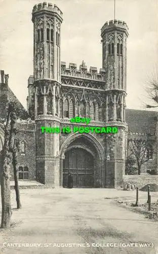 R605036 Canterbury. St. Augustine College. Gateway. E. Krähe. 1918