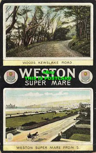 R605099 Weston super Mare. Hölzer. Kewslake Road. Weston Super Mare von S. Wools