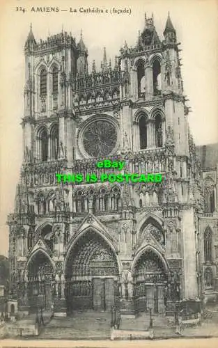 R605177 Amiens. Die Kathedrale. Fassade. L. Caron
