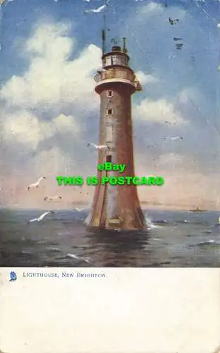 R605462 New Brighton. Leuchtturm. Tuck. W.J. McGuires. Egremont Serie. 1905
