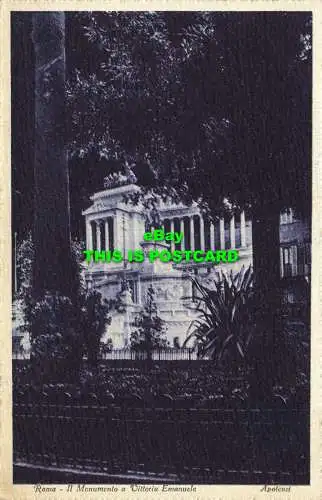 R605947 Rom. Das Denkmal für Vittorio Emanuele. Apotheose. STA. 51967