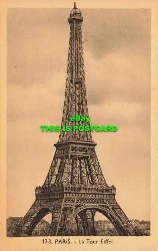 R605239 Paris. Der Eiffelturm. L. Getränk