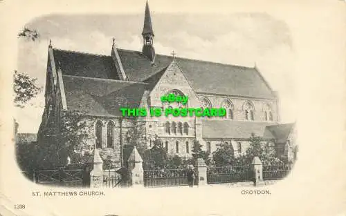 R607047 1238. St. Matthäus Kirche. Croydon. 1903