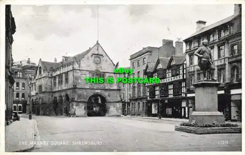 R607051 Marktplatz. Shrewsbury. 17519. Lachs. 1951
