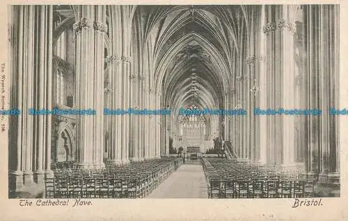 R029769 Das Schiff der Kathedrale. Bristol. Schraubenschlüssel. Nr. 756