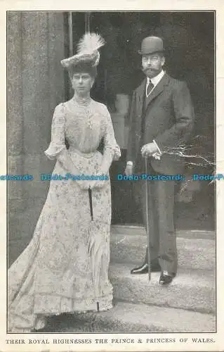 R029804 Ihre Königlichen Hoheiten der Prinz und die Prinzessin von Wales. Meine Königin und Ro