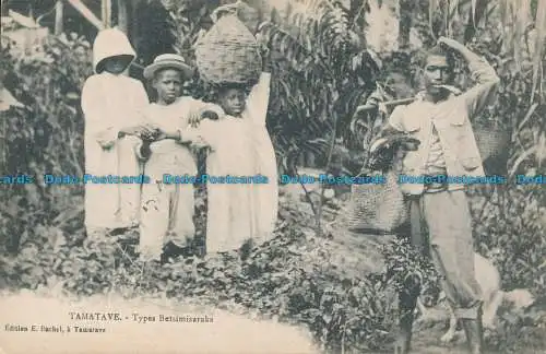 R030356 Tamatave. Typen Betsimisaraka. E. Bachel. B. Hopkins