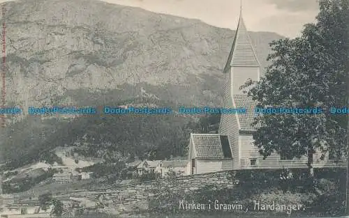 R030364 Kirken i Granvin. Hardanger. B. Hopkins