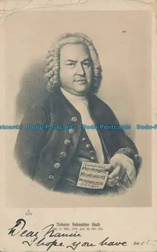 R031256 Johann Sebastian Bach. 1905