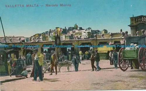 R030400 Valletta Malta. Marinemarkt. B. Hopkins