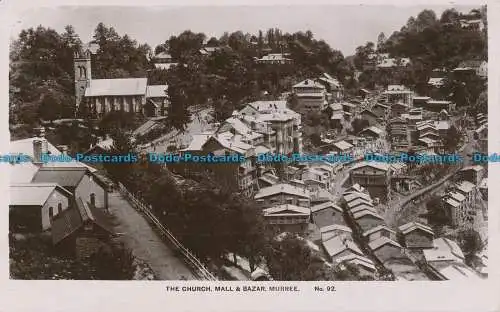 R030407 The Church Mall and Bazar Murree. Meine Herren RP. B. Hopkins