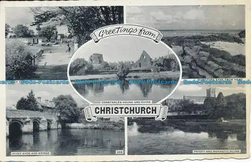 R030408 Grüße aus Christchurch. Multi-View. 1960