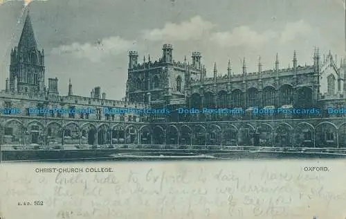 R029878 Christ Church College. Oxford. 1901