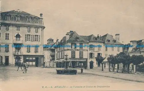 R030418 Ton. Der Brunnen und die Statue der Verwüstung. Kutsche. Nr. 4. B. Hopkin