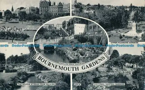 R029887 Bournemouth Gardens. Multi-View. 1967