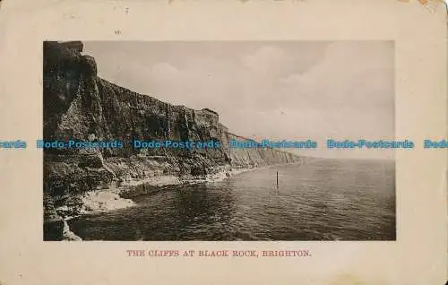 R031298 Die Klippen am Black Rock. Brighton. 1909