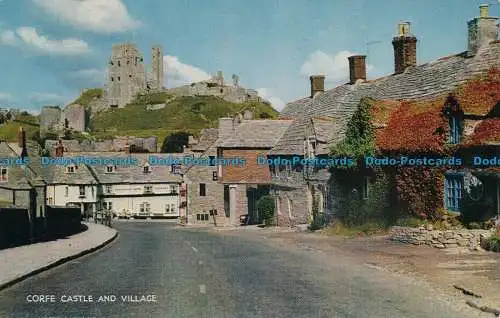 R032131 Schloss und Dorf Corfe. Lachs. Nr. 926c