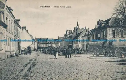 R030488 Doullens. Place Notre Dame. B. Hopkins