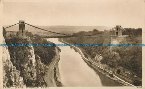 R031361 Bristol. Clifton Hängebrücke. Photochrom. Nr. 69104