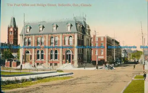 R032181 Die Post und die Brückenstraße. Belleville. Ontario. Kanada. Valentinstag