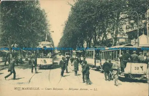 R032200 Marseille. Kurs Belzunce. Levy Fils. Nr. 55. B. Hopkins