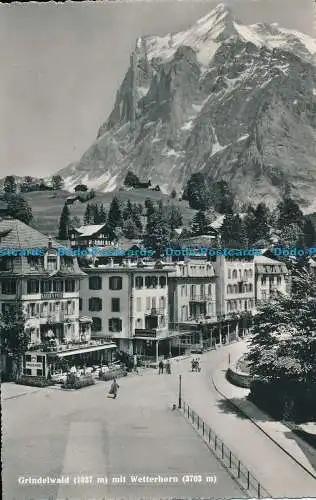 R030566 Grindelwald 1037m mit Wetterhorn 3703m. Photoglob